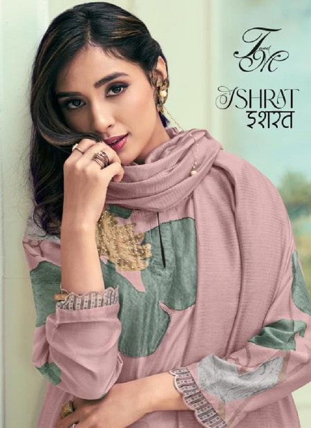 Ishrat By T And M Muslin Silk Digital Printed Dress Material Wholesale Price In Surat